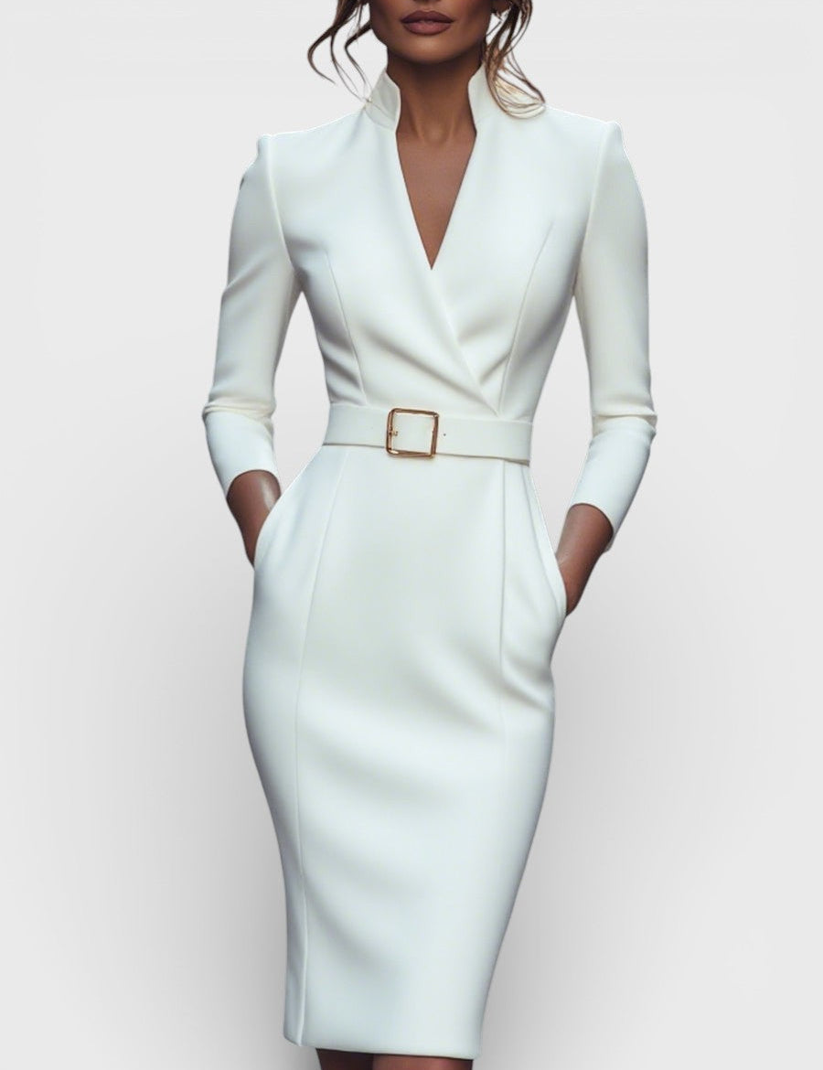 Camilla - Tyylikäs vartaloa korostava kietaisumekko