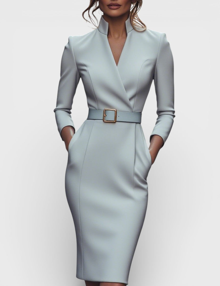 Camilla - Tyylikäs vartaloa korostava kietaisumekko