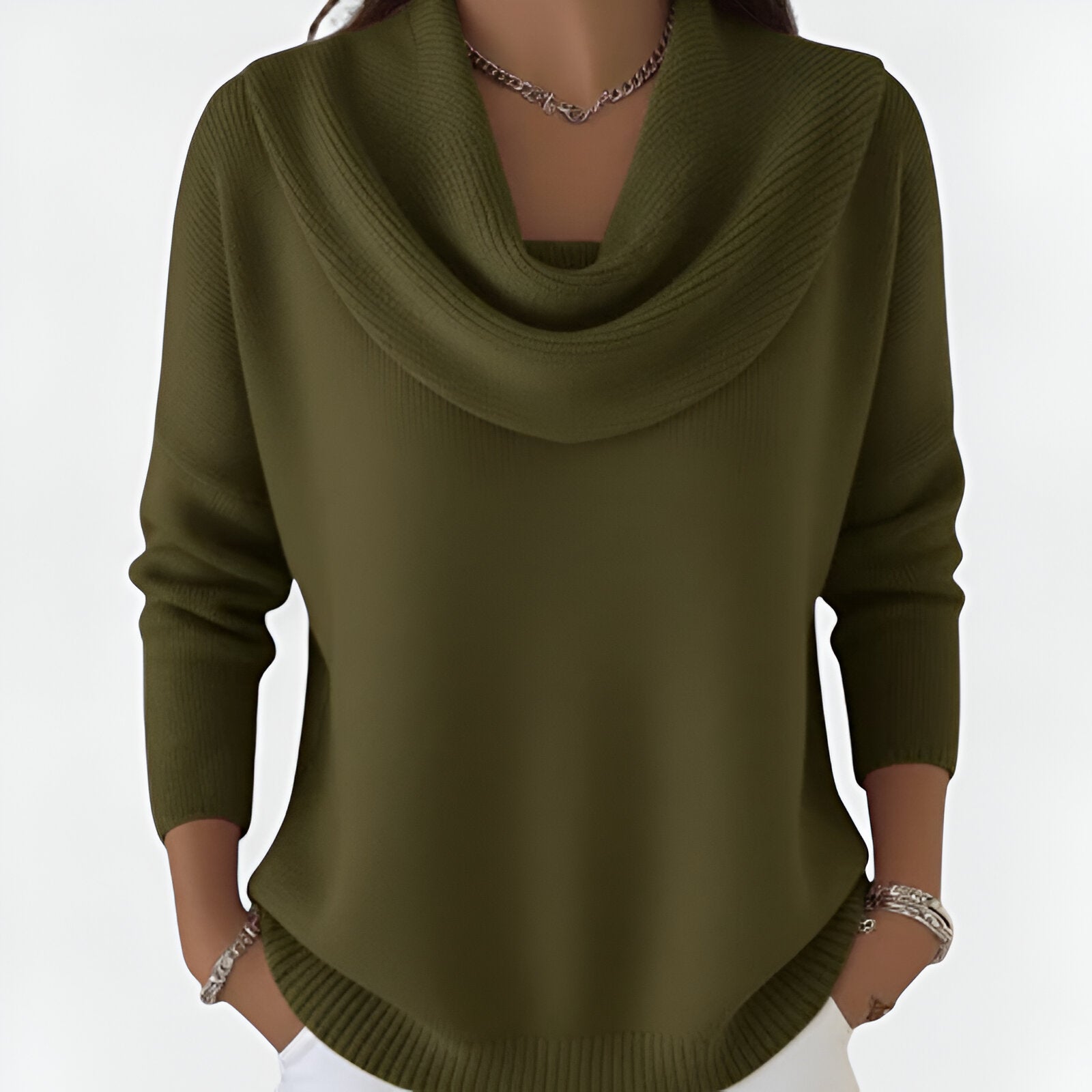 Nora - Kauluksellinen neulepusero