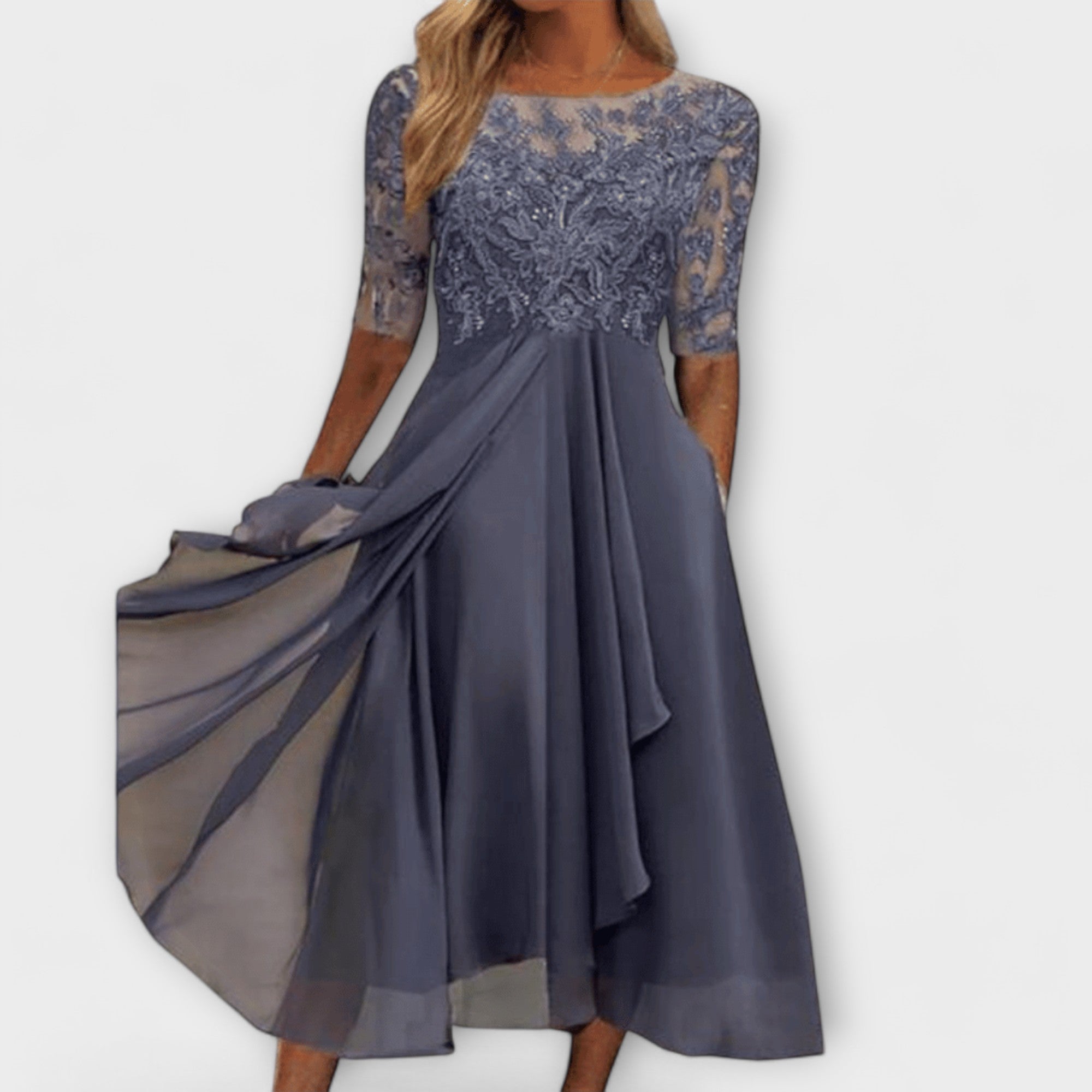 Saara - Elegantti häävieraan mekko