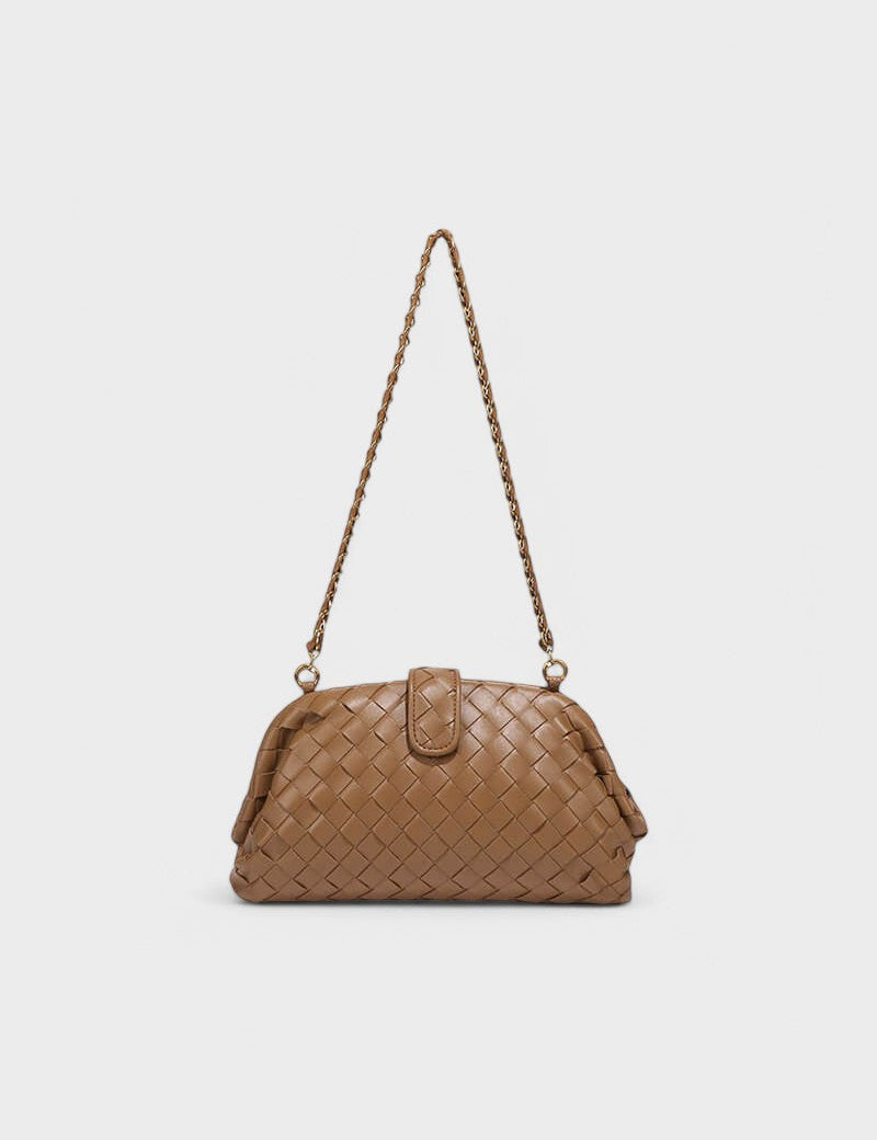 Smaragdi - Tyylikäs kultaketjuinen laukku