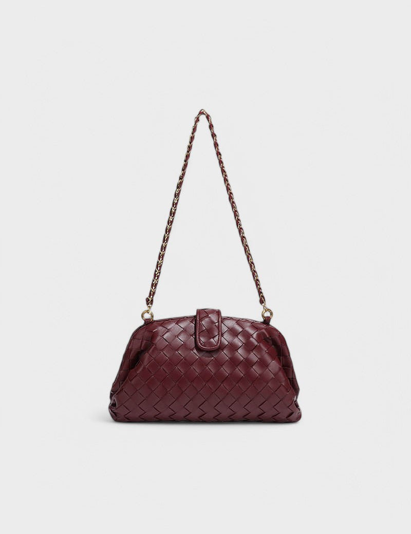 Smaragdi - Tyylikäs kultaketjuinen laukku